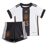 Germany Niklas Sule #15 Replica Home Minikit World Cup 2022 Short Sleeve (+ pants)